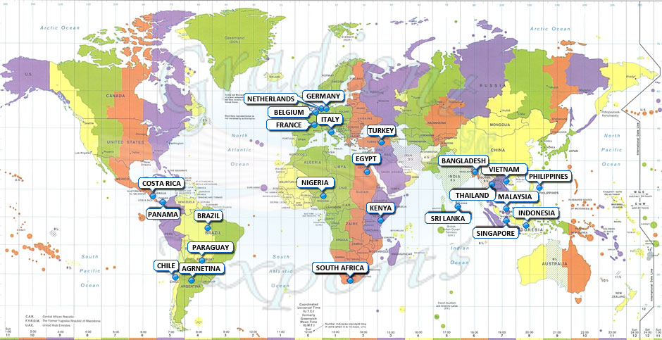 OUR ACTIVE EXPORTS MARKETS
